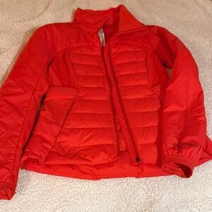 lululemon athletica Vibrant Red Puffer Jacket